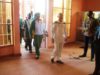 Visite du centre d’accueil et d’hébergement des ruines de Loropéni par les ministres Tahirou Barry et Laure ZONGO/HIEN. 