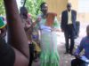 La ministre Laure ZONGO/HIEN prononçant son discours à Kpuéré
