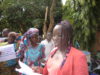Mme Mariama Natama, lisant le message des femmes