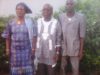 Mr le maire au milieu,la première adjointe Sangaraba Djénèba et le deuxième adjoint Mr Ouédraogo Mady