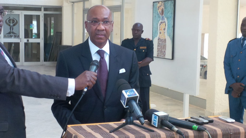 S.E.M Cheicke Adjibou SOUMARE, président de la commission de l'UEMOA.