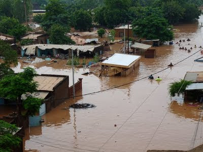 Conséquences des inondations à Ouaga.