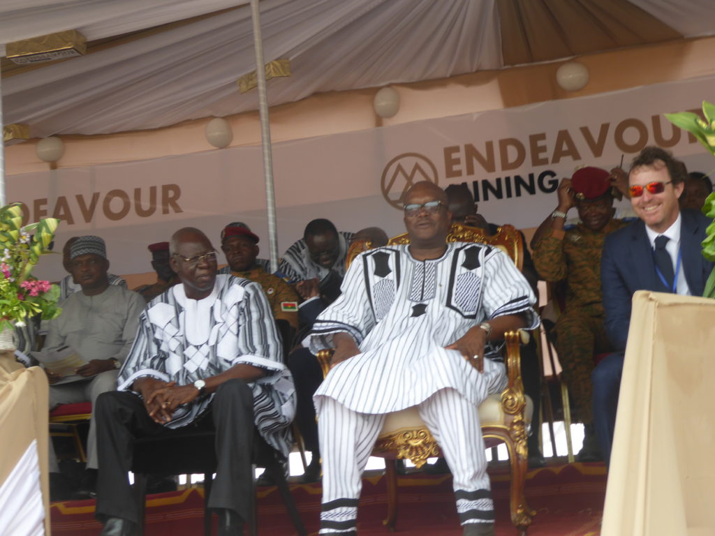 Le président du Faso et le président de l'Assemblée Nationale à la cérémonie d'ouverture.