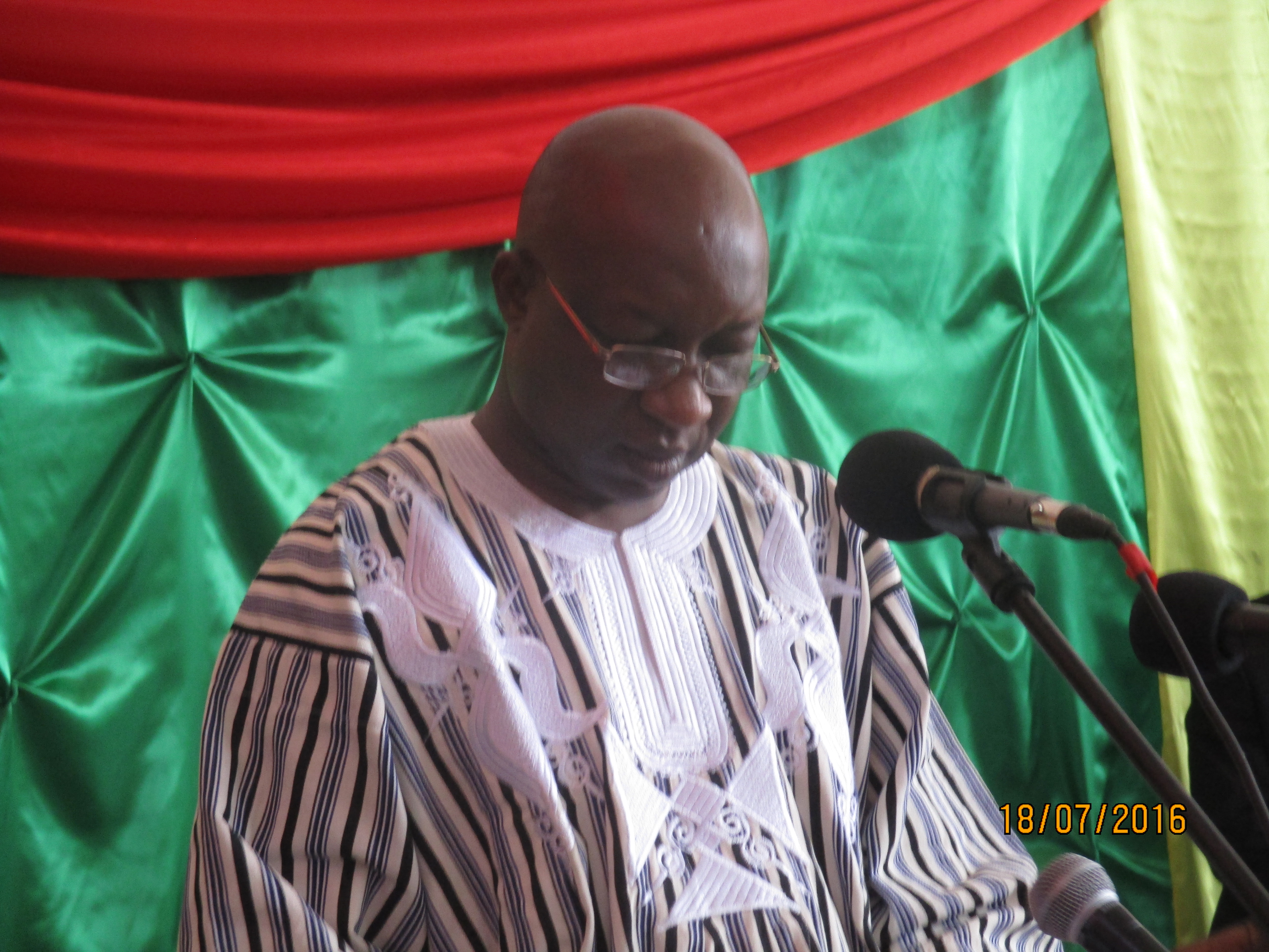 La Cérémonie était placée sous le patronage de S.E.M Paul Kaba THIEBA, Premier ministre.