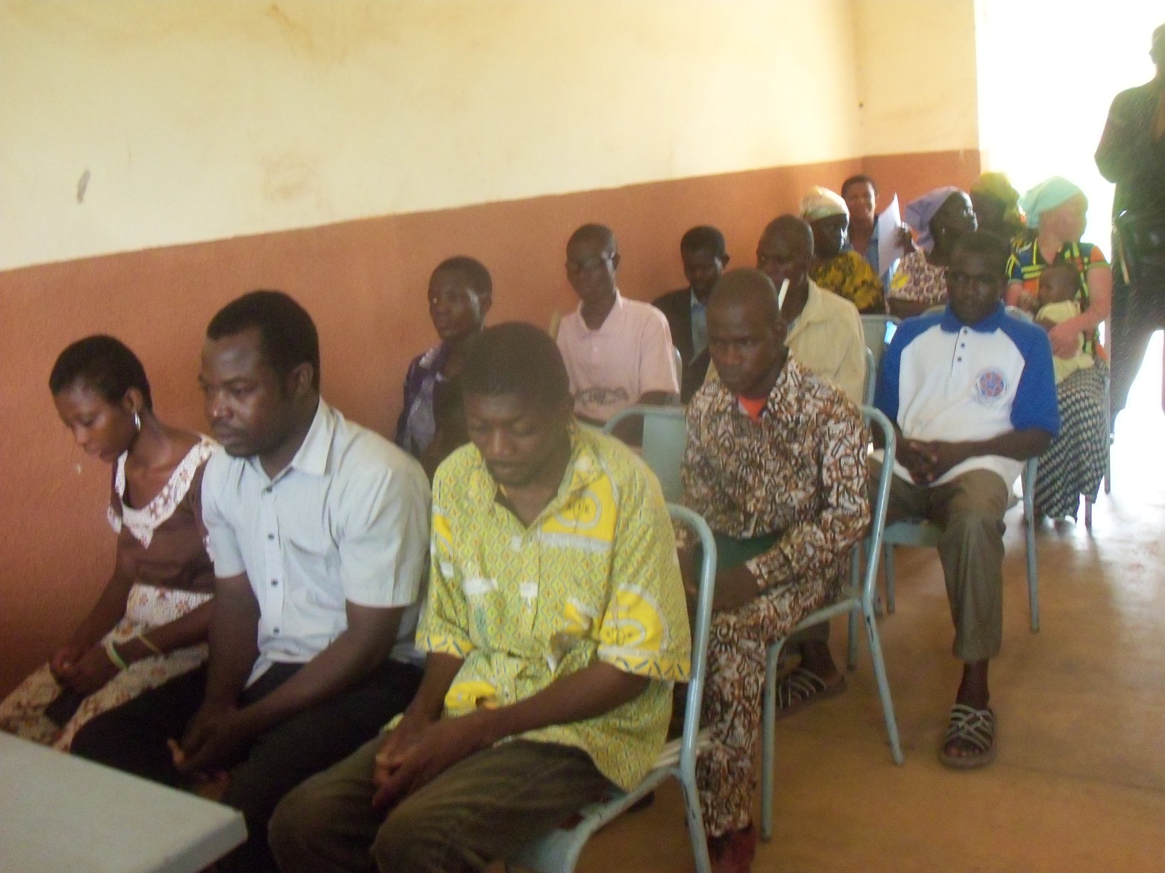 Assistance satisfait du bilan.