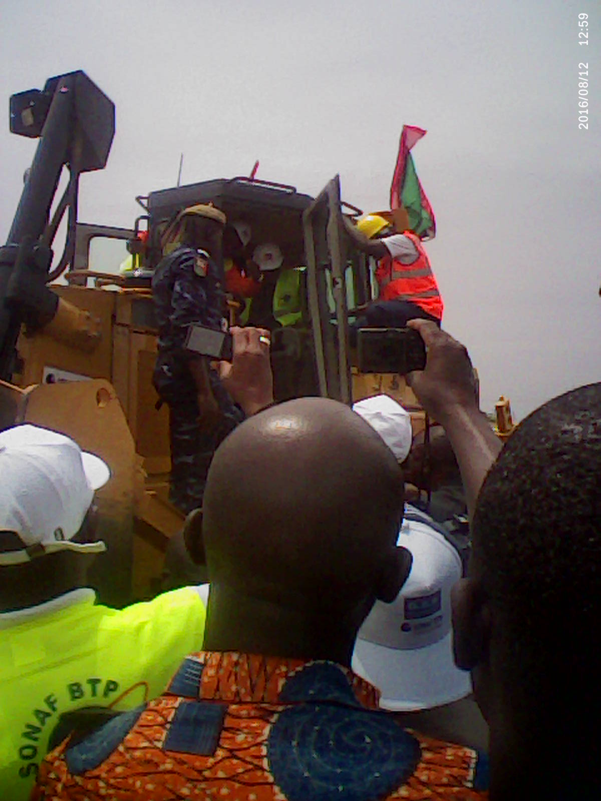 Le Premier ministre, Paul Kaba THIEBA a procédé au lancement officiel des travaux.
