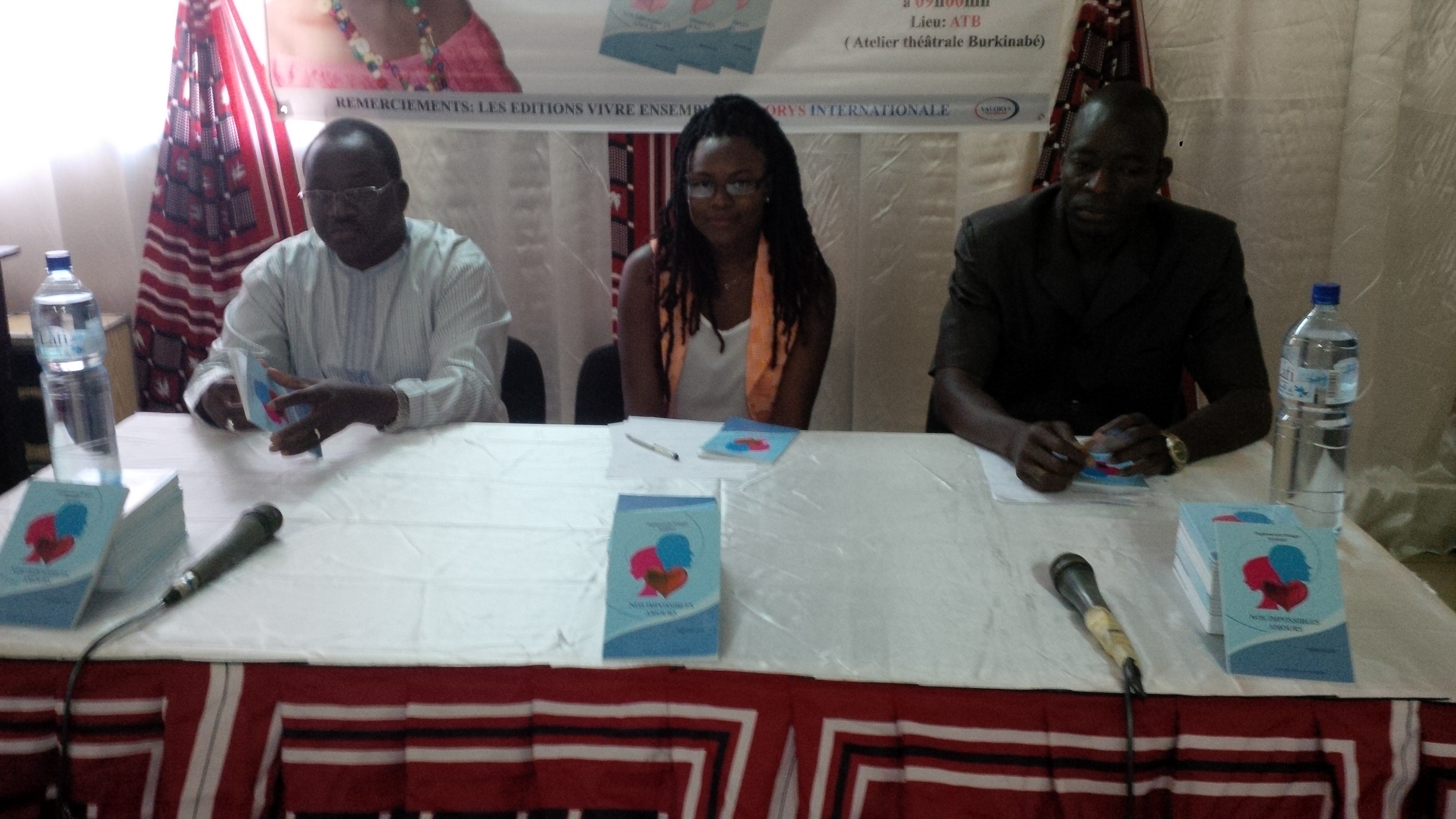 Dédicace de "Nos amours impossibles".