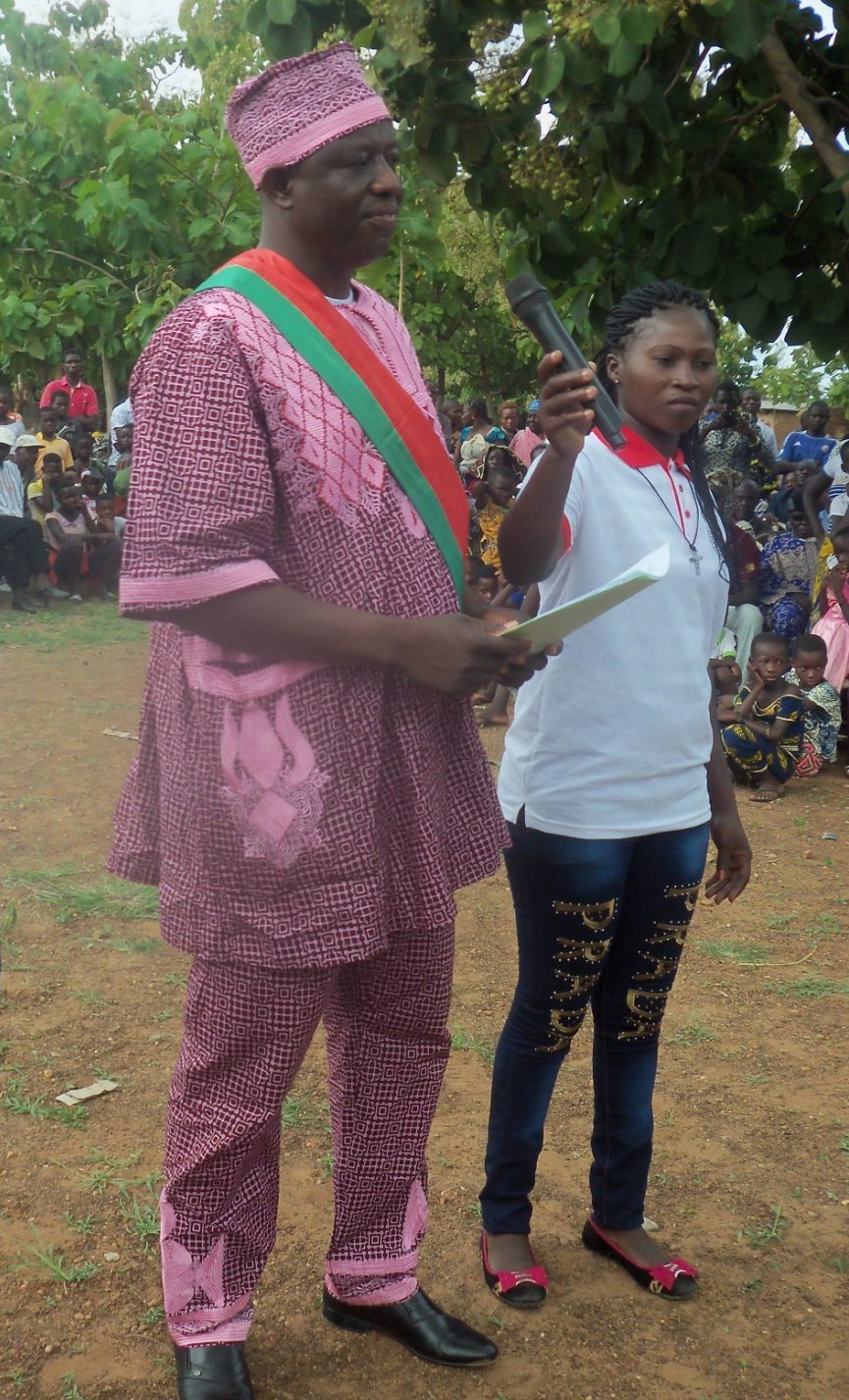 Maire de la commune rurale de Bousséra, SIE Palé.