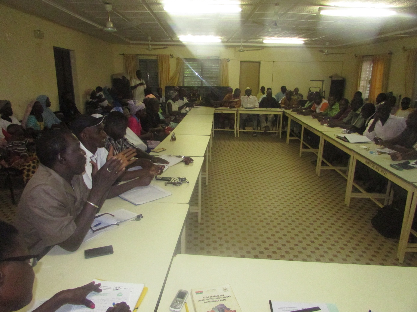 Les participants à la formation.