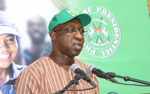 Le Premier ministre Paul Kaba THIEBA.