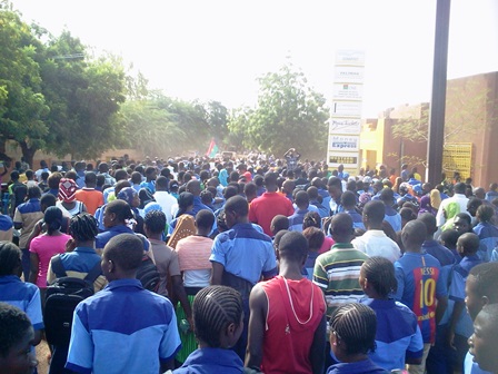 La procession à connu une forte mobilisation des différentes couches socioprofessionnelles.