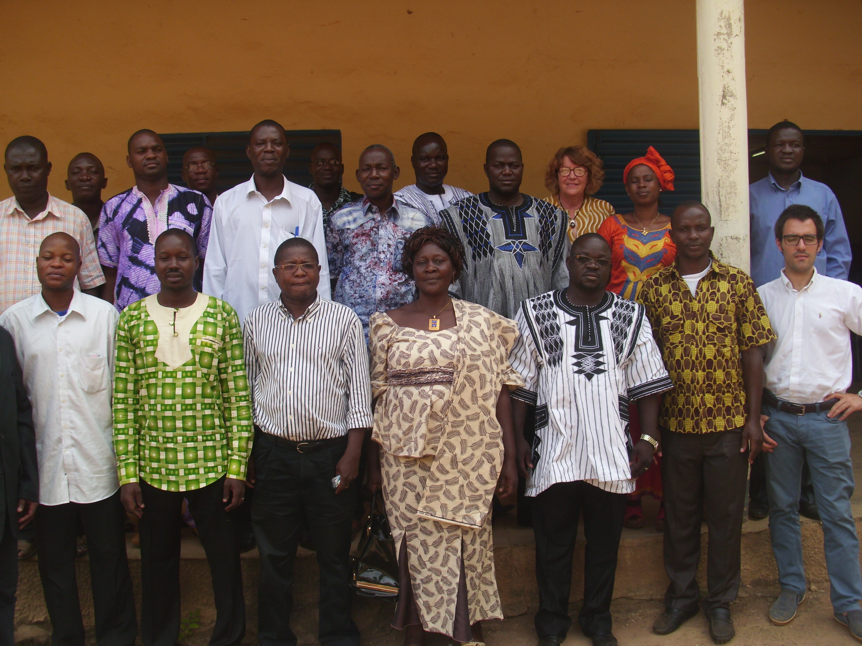 Photo de famille au sortir de l'atelier.